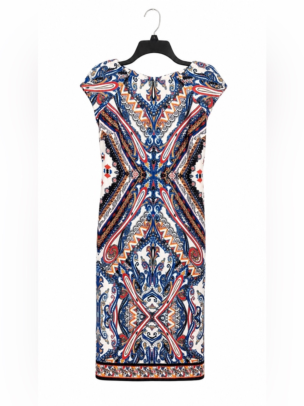 Worthington Paisley Sheath Dress – Women’s Size 4 – Multicolor Print